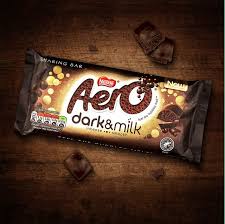 Aero Dark & Milk Chocolate Sharing Bar 90g jan dated