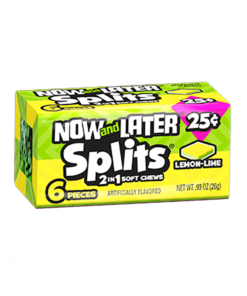 Now And Later Splits Lemon-Lime