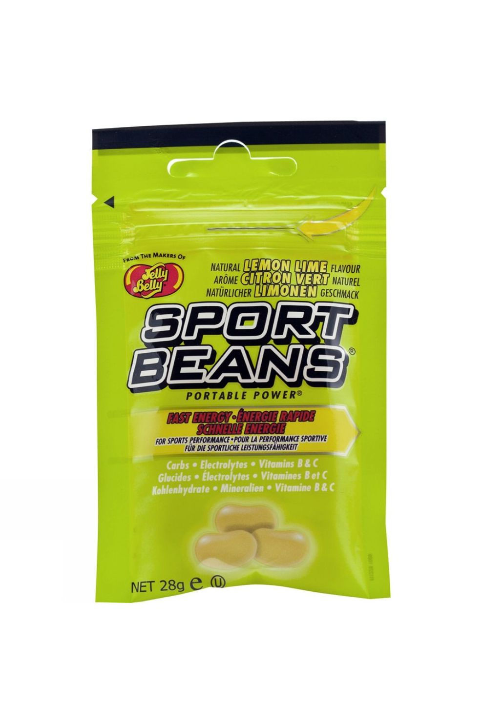 Jelly Belly Sports Beans Lemon Lime Aug dated