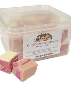 Strawberry Champagne Fudge 100g