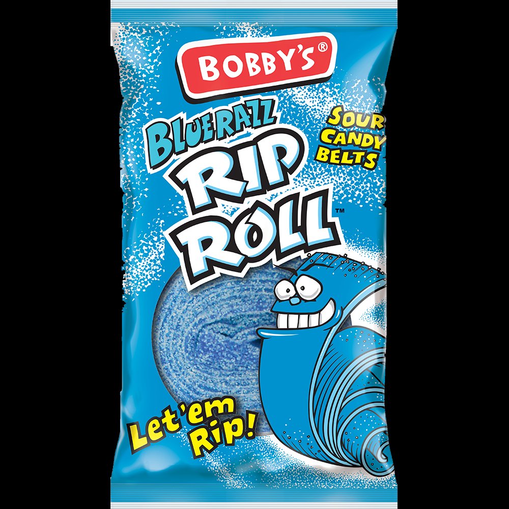 Bobbys Blue Razz Rip Roll