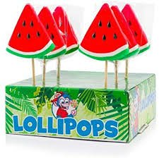 Watermelon Wedge Lollipop