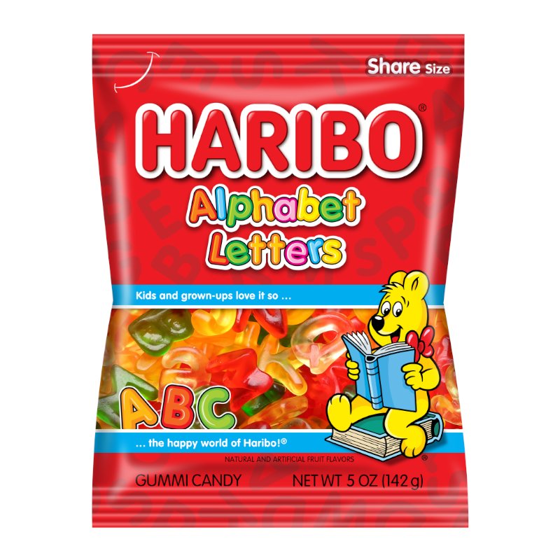 Haribo Alphabet Letters