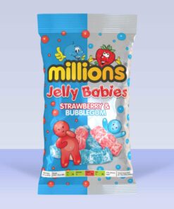 Million Strawberry & Bubblegum Jelly Babies