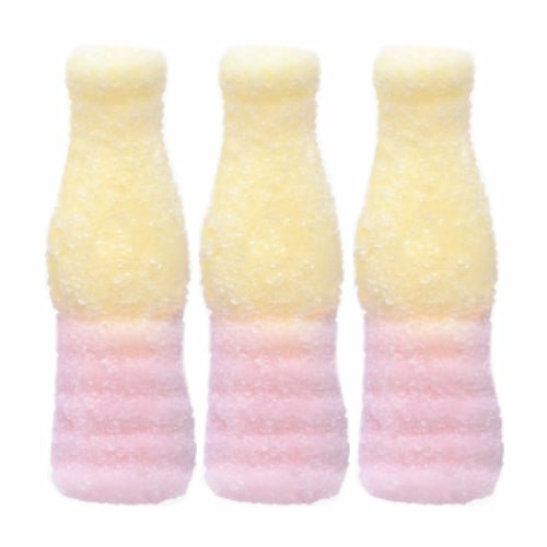 Malaco Strawberry And Banana Soda Bottles 100g