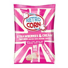Retrocorn Popcorn Strawberries & Cream 35g