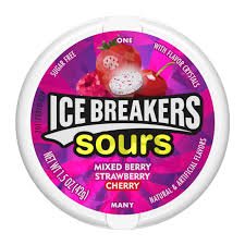 Ice Breakers Sours Strawberry & Mixed Berries