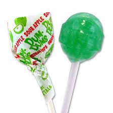 Dum Dum Sour Apple Lollipop