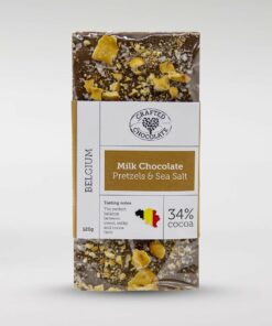 The Chocolate Café Milk Chocolate Pretzels & Sea Salt