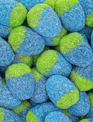 Jelly Filled Blue Raspberries 75pcs