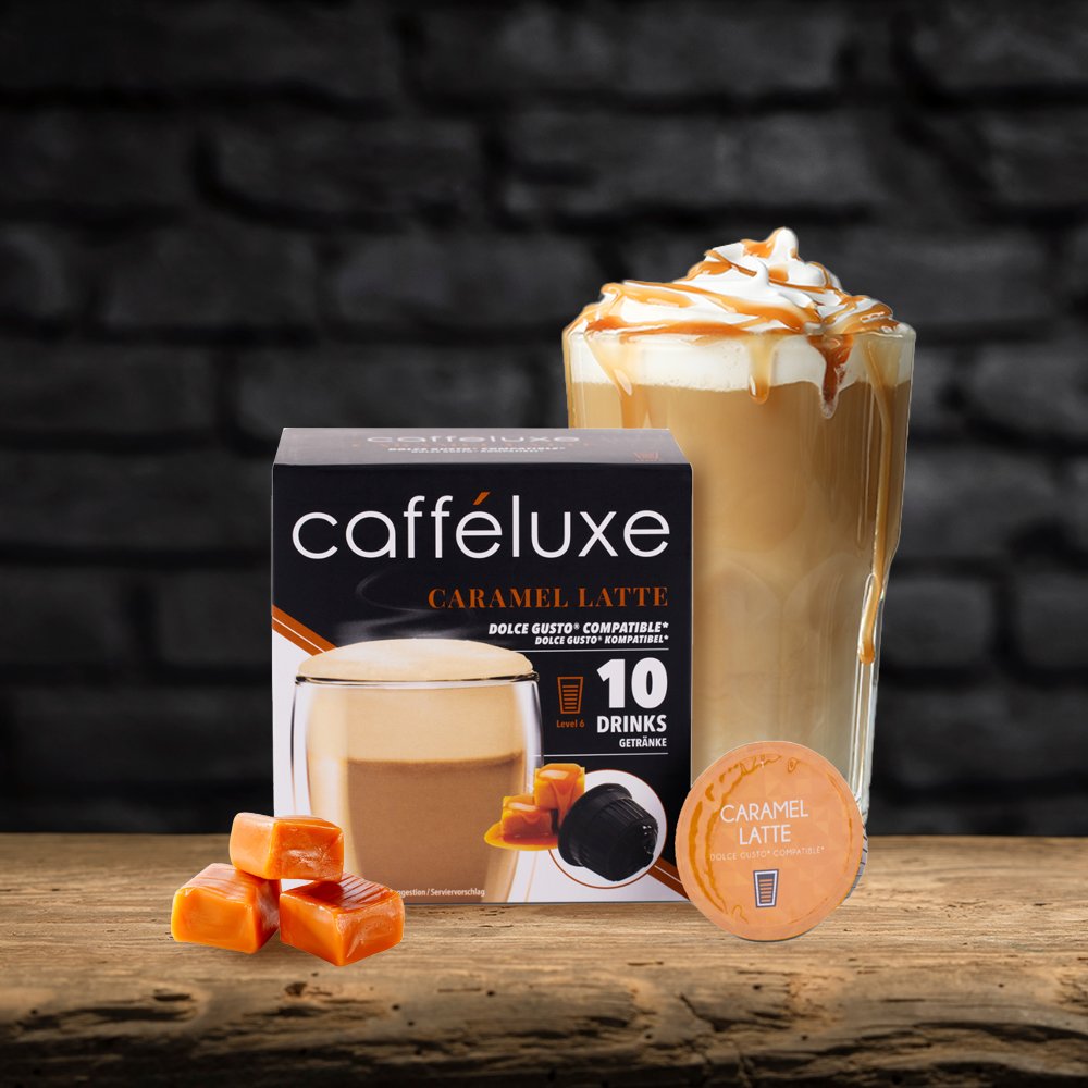 Caffè Luxe Caramel Latte Box (dolce gusto) 27.07.23 dated