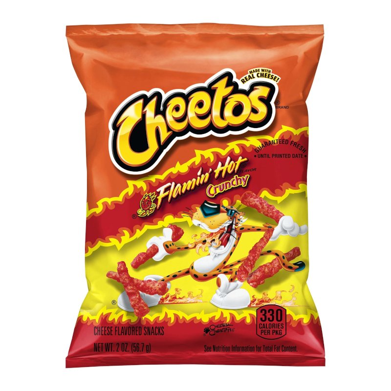 Cheetos Flamin Hot Crunchy 07/23
