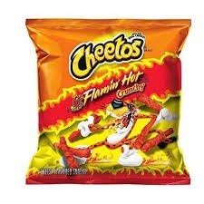 Cheetos Flamin Hot Crunchy 08/23