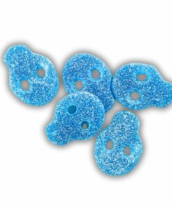 Candycrave Vegan Fizzy Blue Skulls
