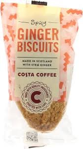 Costa Coffee Ginger Biscuits 02/24 Dated