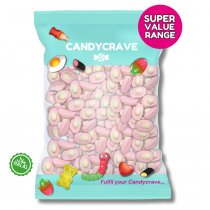 CandyCrave Pink & White Mushrooms 1kg