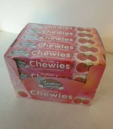Rainbow Sweets Raspberry Chewies 12/23
