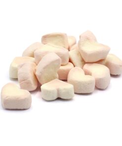 Mini Flat Heart Marshmallows