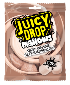 Bazooka Juicy Drop Mallows Cola Bag 100g