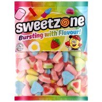 Sweetzone Fizzy 3D Hearts 1kg