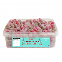 Fizzy Cherry Cola Bottles Candy Crave Tub 600g