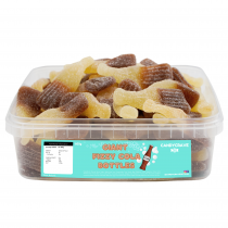 Fizzy Giant Cola Bottles Candy Crave Tub 600g