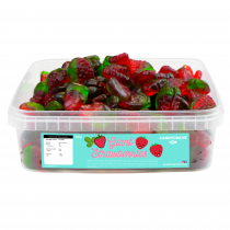 Giant Strawberries Candy Crave Tub 600g