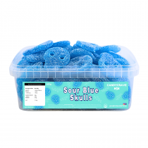 Fizzy Blue Skulls Candy Crave Tub 600g
