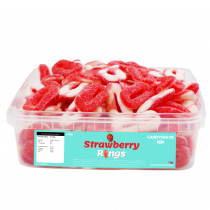 Strawberry Rings Candy Crave Tub 600g
