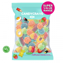 Candycrave Fizzy 1kg Mix
