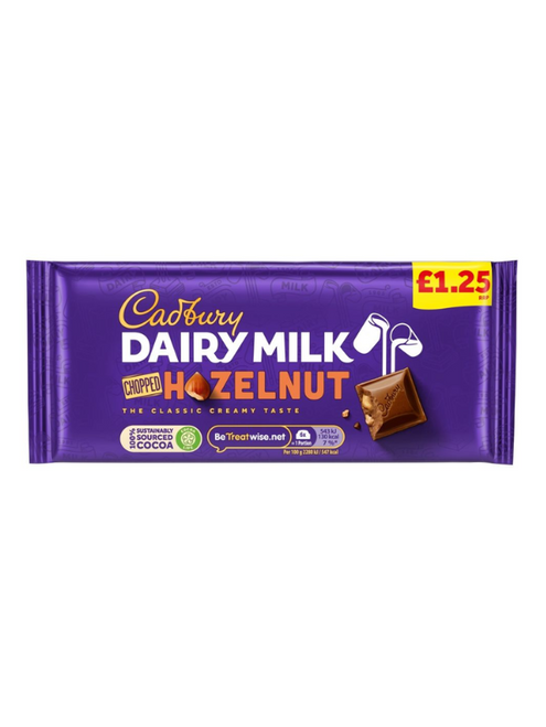 Cadbury Dairy Milk Hazelnut 2 4 £1 10/24 Dated