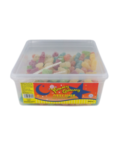 Yummy Gummy Fizzy Bears 1000g Tub