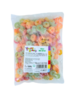 Yummy Gummy Fizzy Rings 1kg