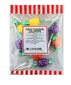 Fruit Lollys 125G