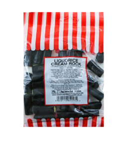 Liquorice Cream Rock 140G