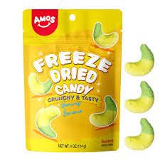 Amos Freeze Dried Candy Bananas