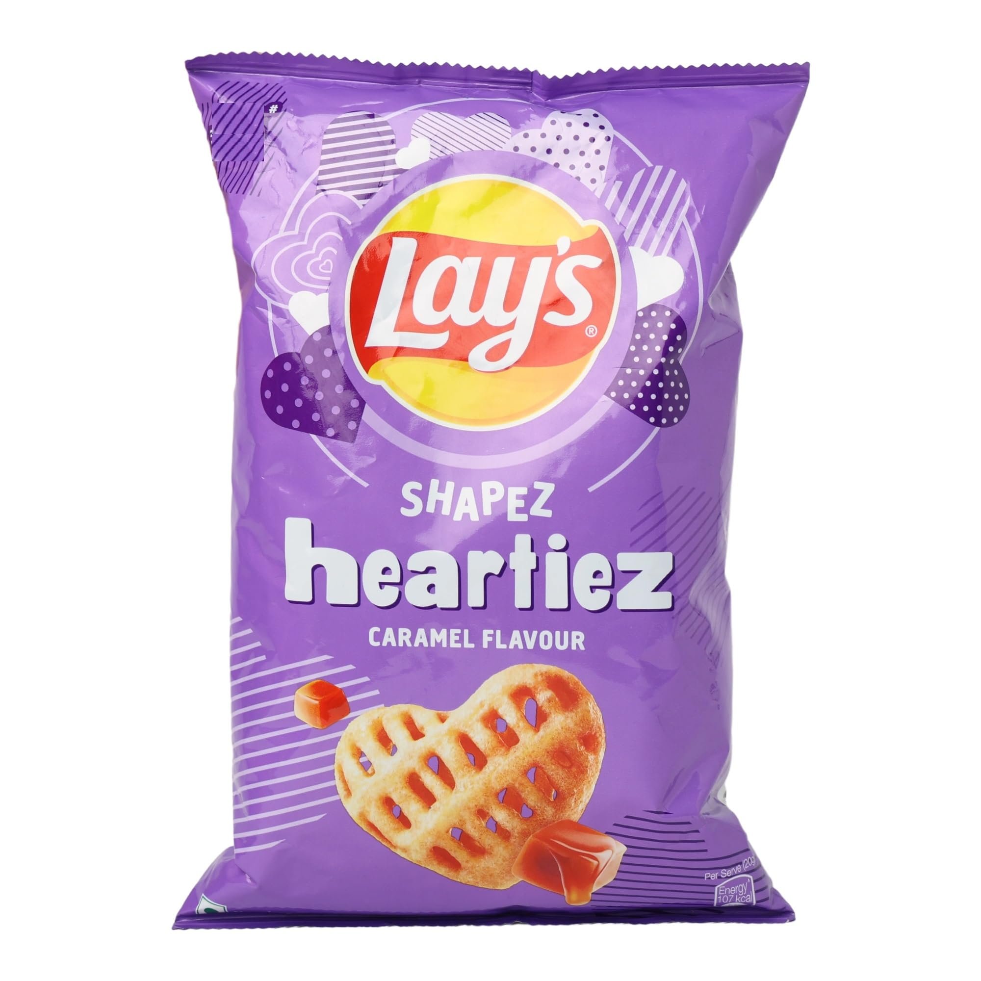 Lays Shapez Hearties Caramel