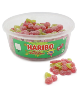 Haribo Fizzy Cherries Tub 690g