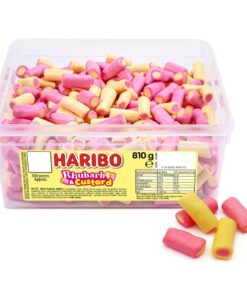 Haribo Rhubarb & Custard Sweets Tub