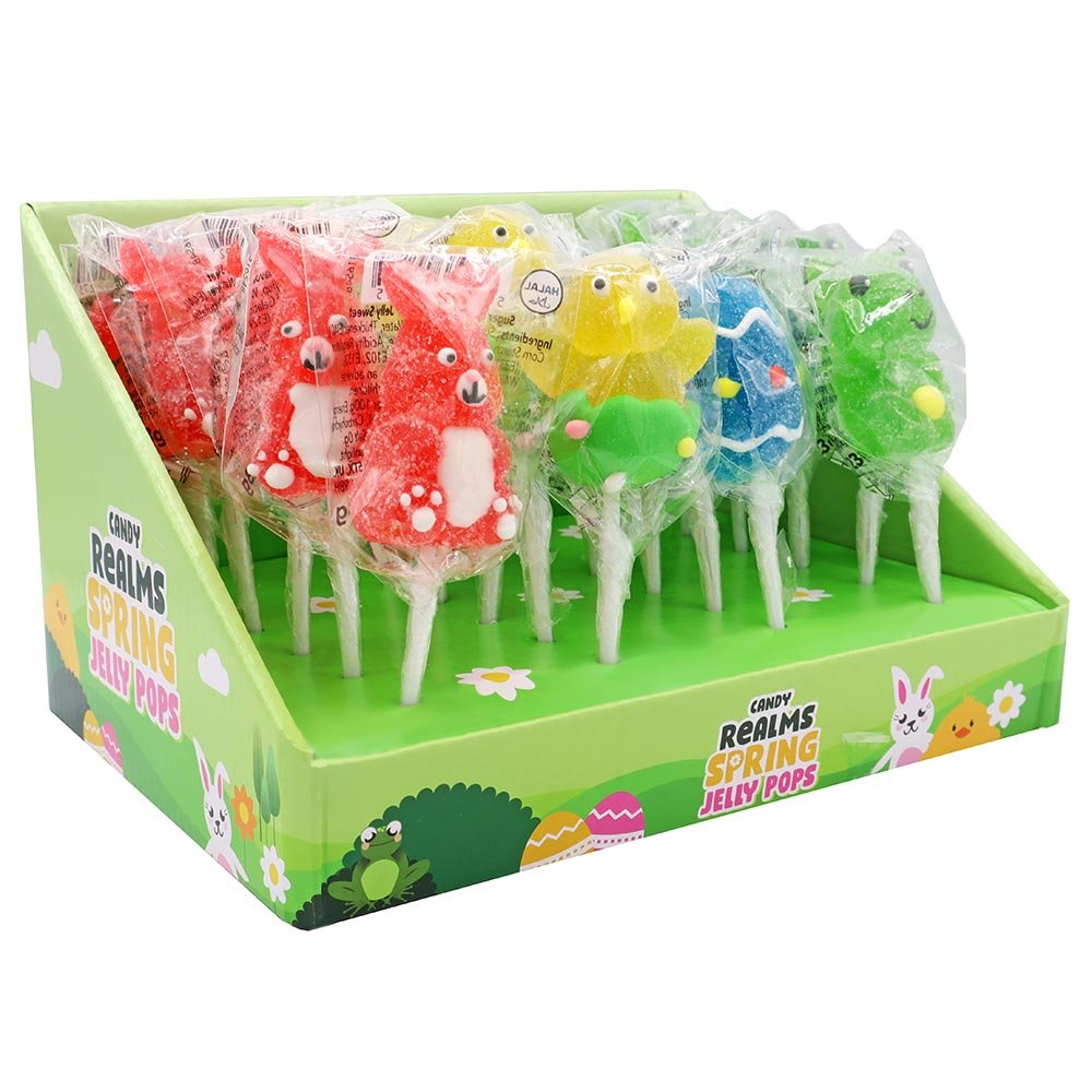 Candy Realms Spring Jelly Pops x 4