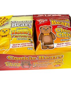 2 x Mini Cookie Bears Choc Chip & Honey 07/25 Dated
