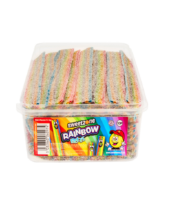 Sweetzone Fizzy Rainbow Belts 100 Count