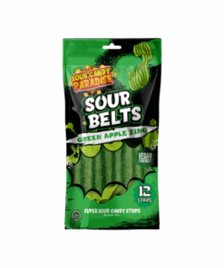 Candy Paradise Sour Belts Green Apple