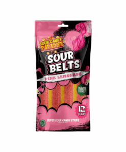 Candy Paradise Sour Belts Pink Lemonade