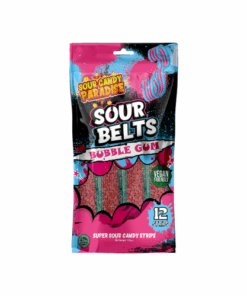 Candy Paradise Sour Belts Bubblegum
