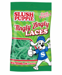 Slush Puppie Tingly Zingly Laces Watermelon Bag 120g
