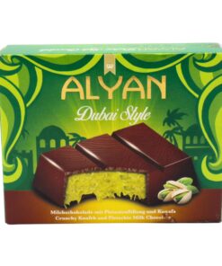 Alyan Dubai Pistachio Chocolate Bar 100g