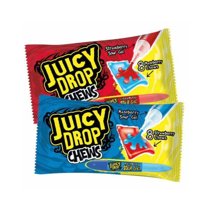 Bazooka Juicy Drop Chews x2