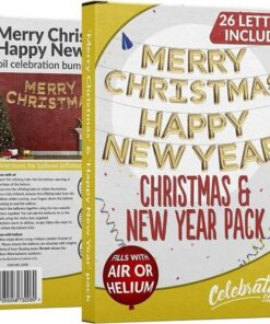 Merry Christmas & Happy New Year Balloon Kits