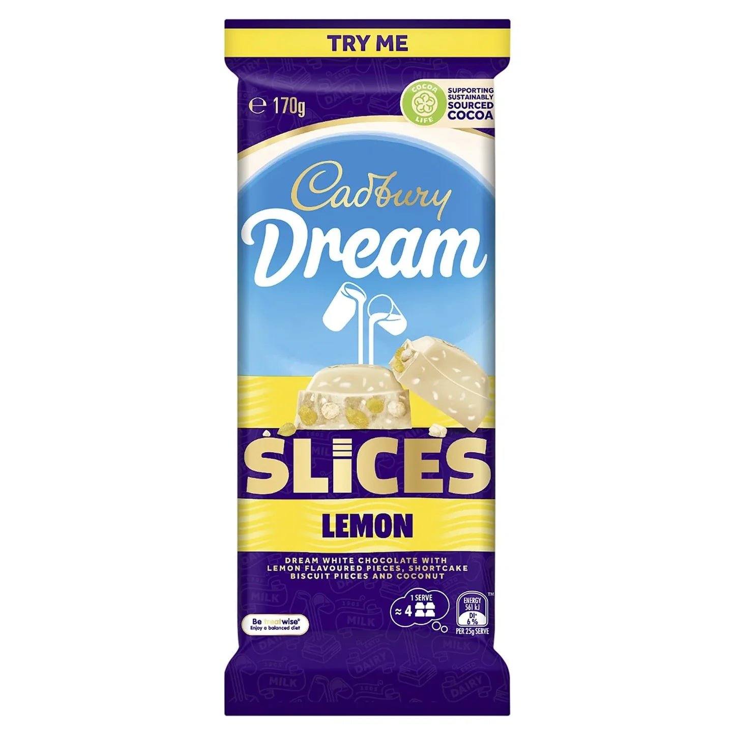 Cadburys Dream Slices Lemon
